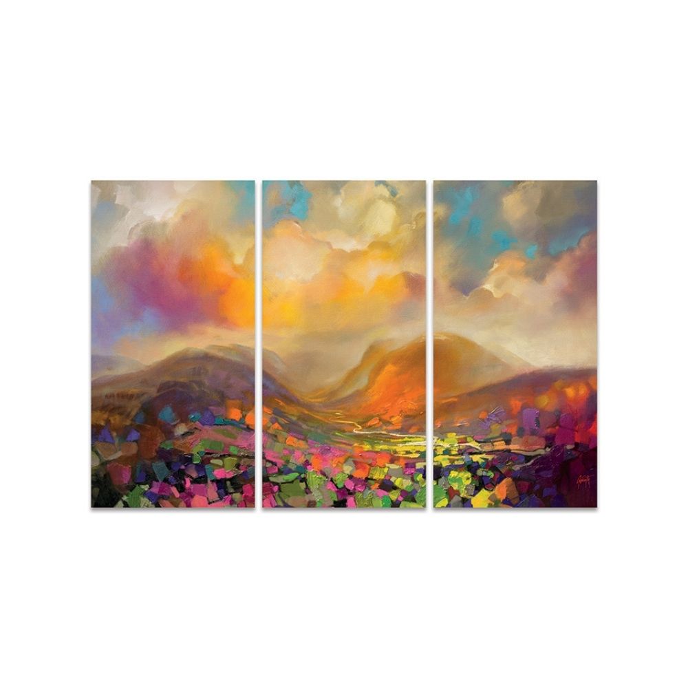 Product photograph of Scott Naismith Nevis Range Colour Canvas 60x80 from Olivia's