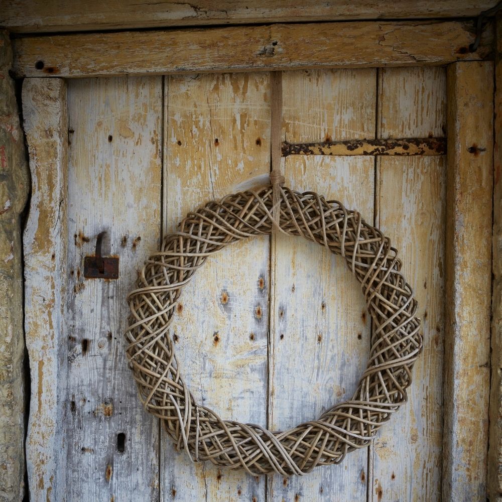 Product photograph of Garden Trading Natural Door Wreath from Olivia's.
