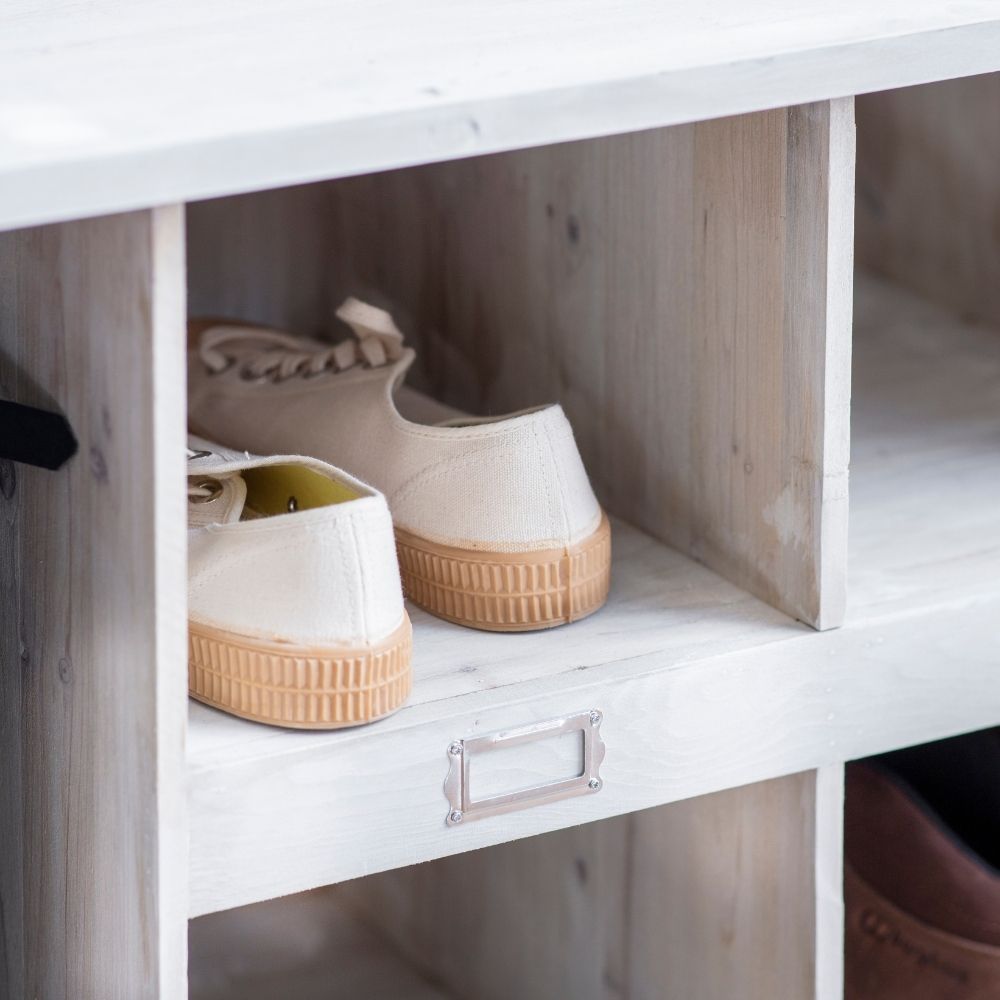 Product photograph of Garden Trading Chedworth Welly Locker In Whitewash from Olivia's.