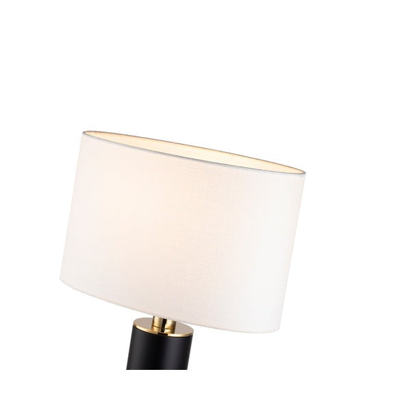 Product photograph of Liang Eimil Column Table Lamp Polished Brass Outlet from Olivia's.