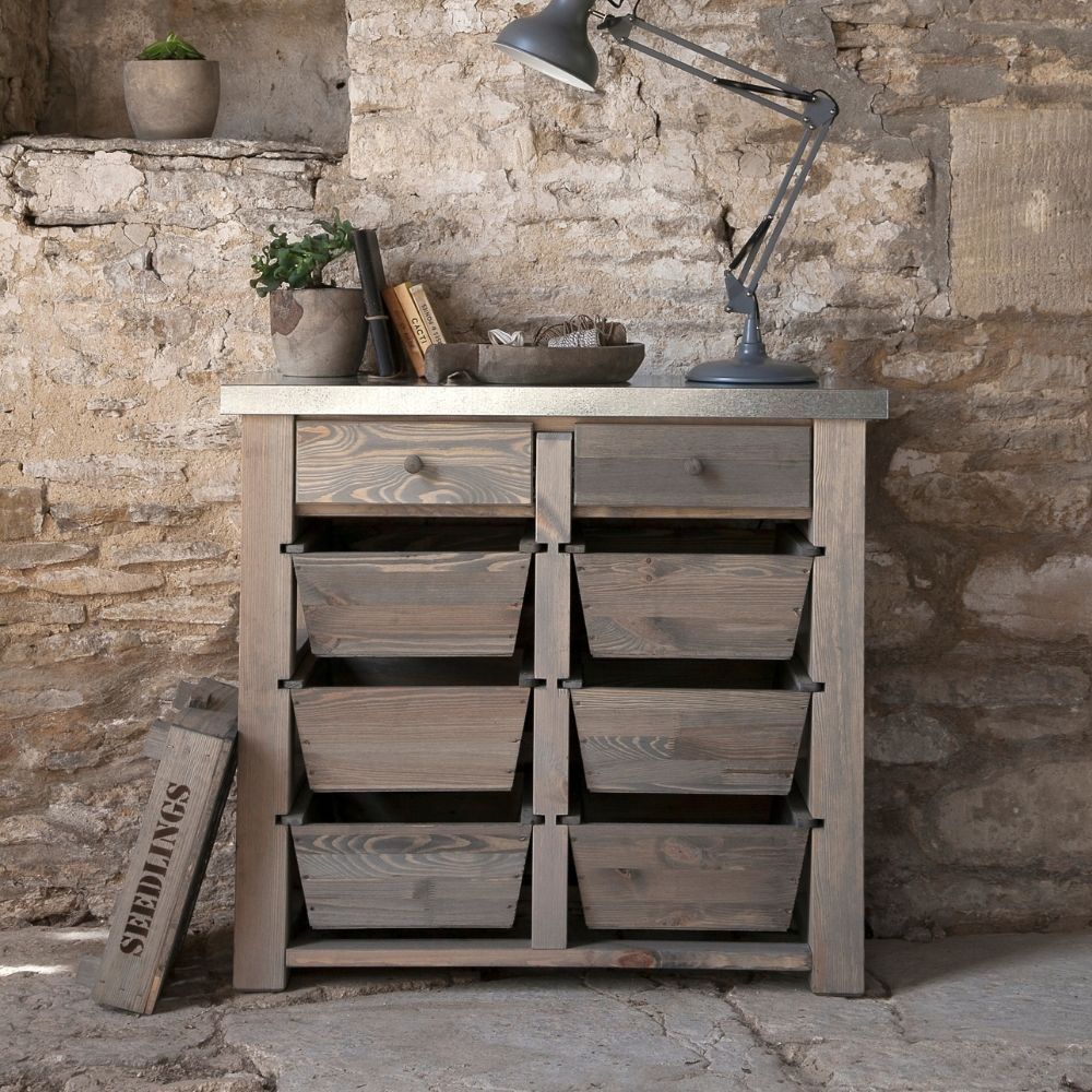 Product photograph of Garden Trading Aldsworth 8 Drawer Storage Unit from Olivia's