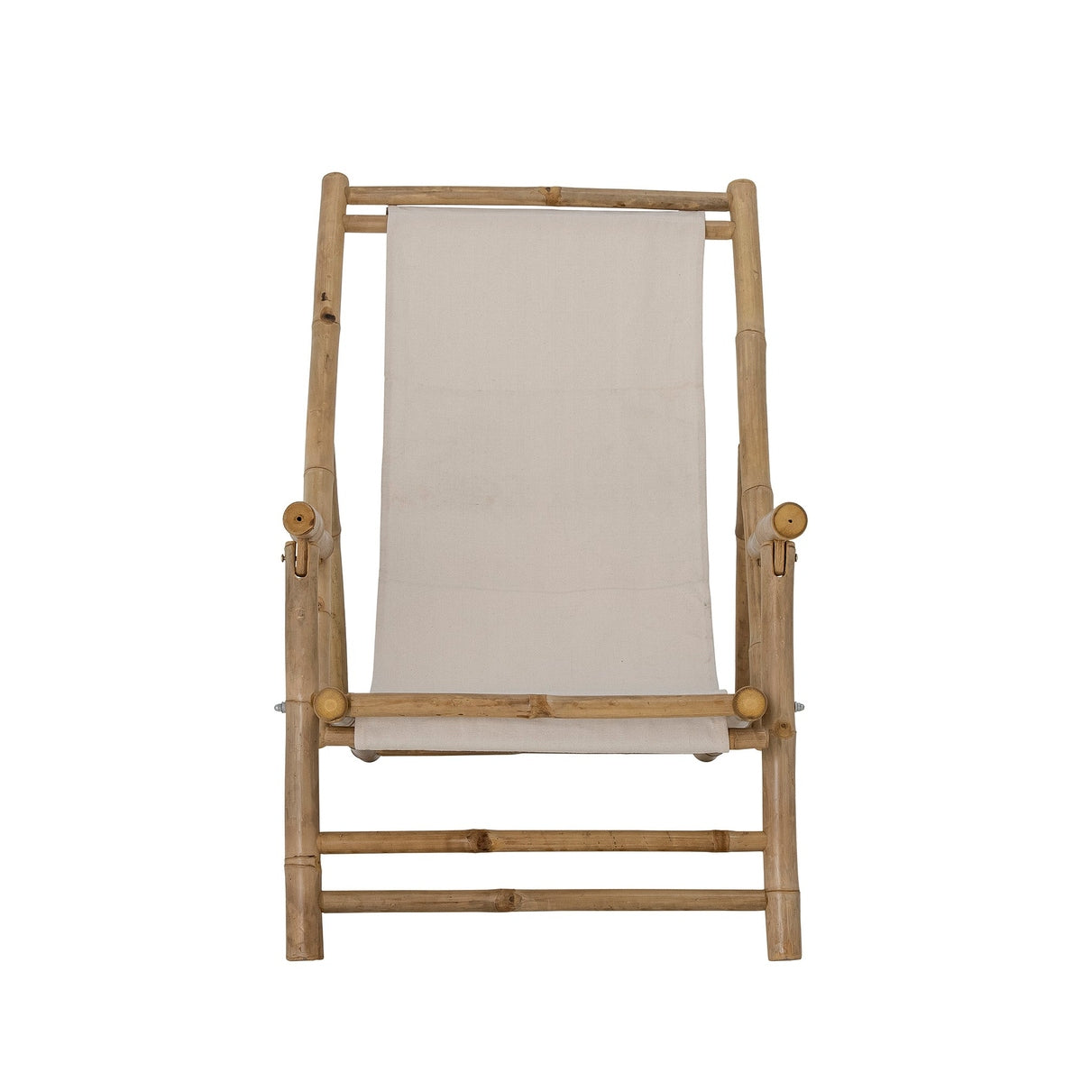 Product photograph of Bloomingville Outdoor Korfu Bamboo Deck Chair In Natural from Olivia's