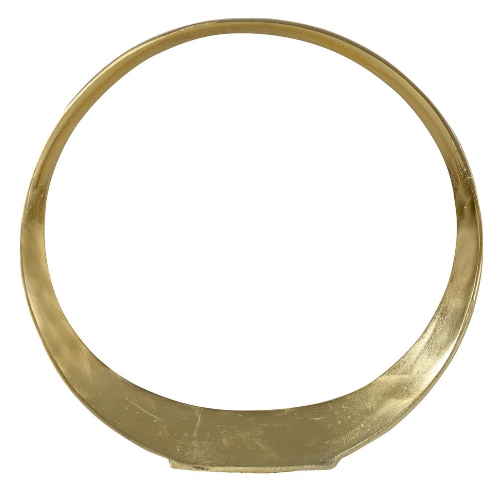 Product photograph of Uttermost Jimena Gold Large Ring Sculpture from Olivia's.