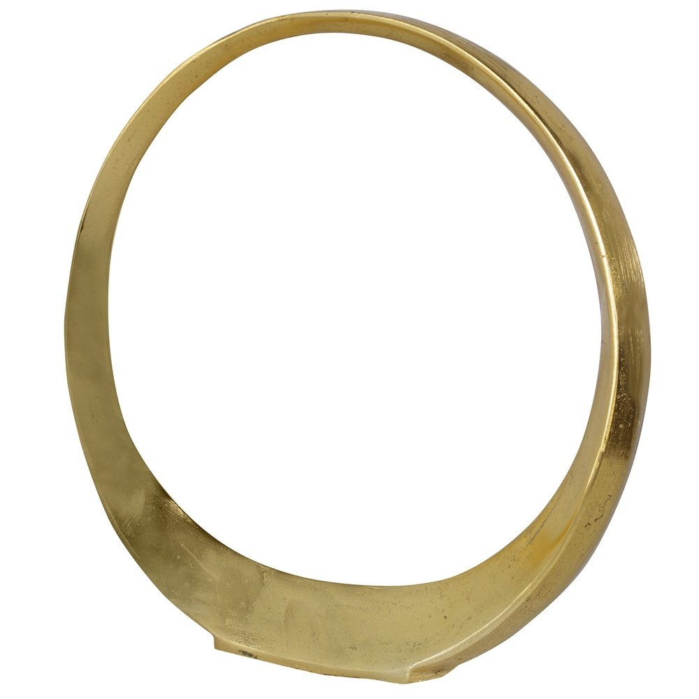 Product photograph of Uttermost Jimena Gold Large Ring Sculpture from Olivia's.