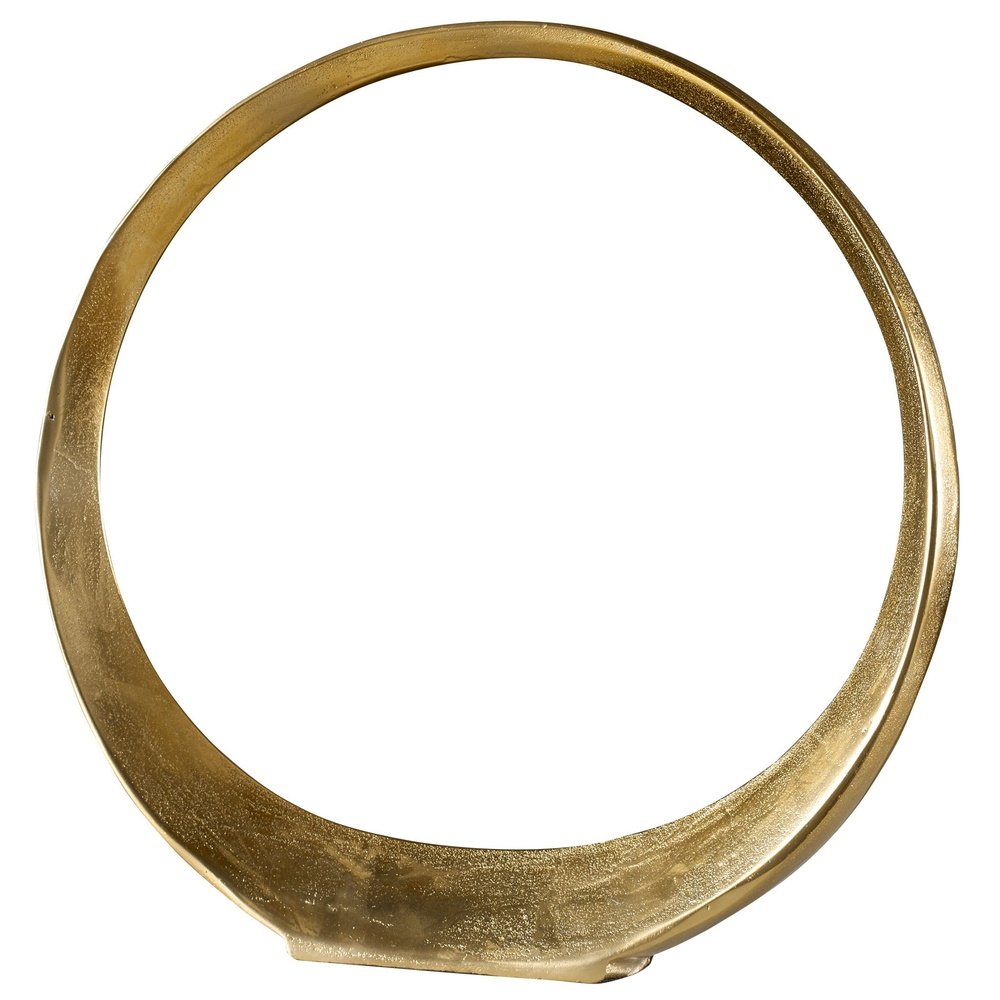 Product photograph of Uttermost Jimena Gold Large Ring Sculpture from Olivia's