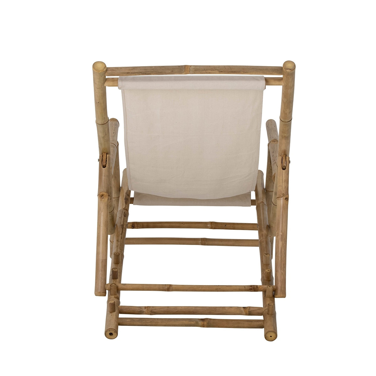 Product photograph of Bloomingville Outdoor Korfu Bamboo Deck Chair In Natural from Olivia's.