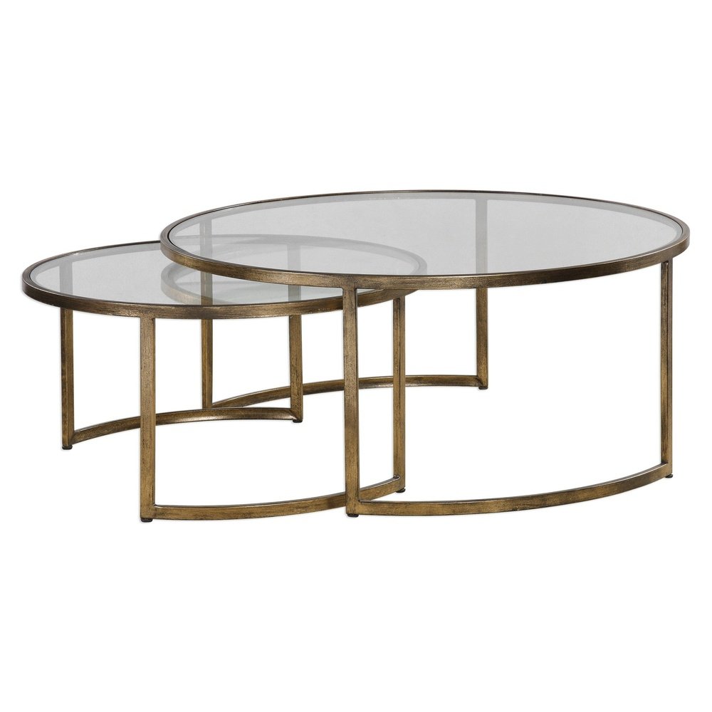 Product photograph of Uttermost Rhea Nested Coffee Tables S 2 from Olivia's