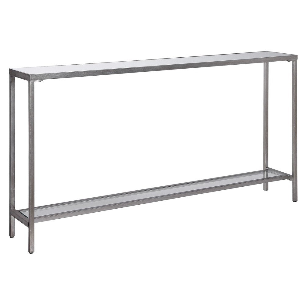 Product photograph of Uttermost Hayley Silver Console Table from Olivia's.