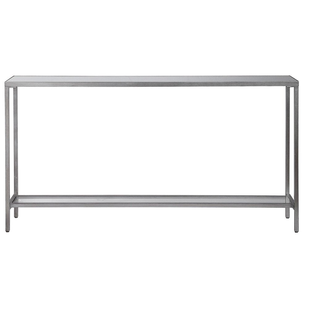 Product photograph of Uttermost Hayley Silver Console Table from Olivia's