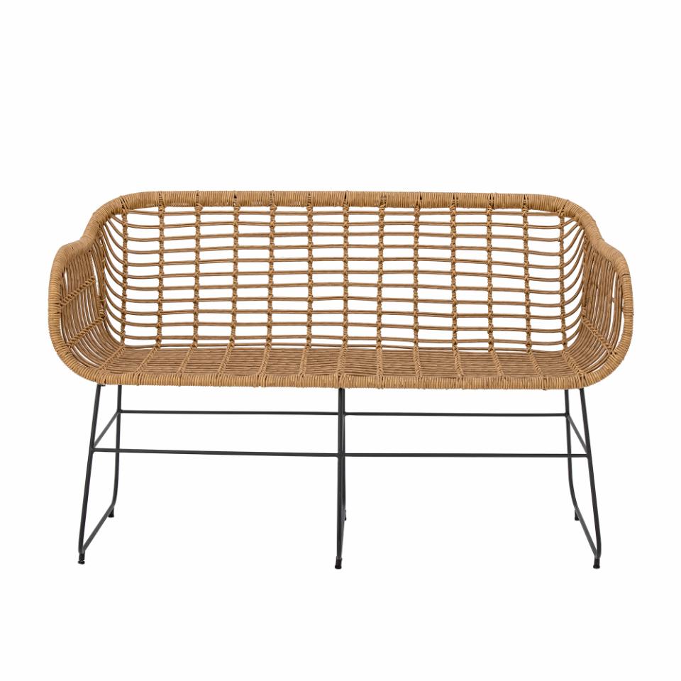 Product photograph of Bloomingville Outdoor Collin Polyrattan Sofa In Natural from Olivia's