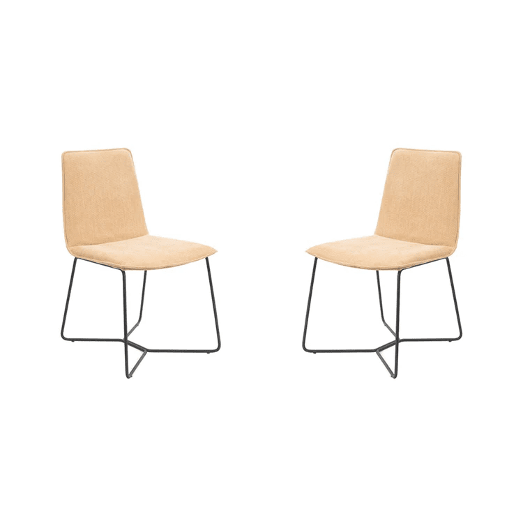 Tommy Franks Nomina Set Of 2 Dining Chairs In Warwick Copeland Honey