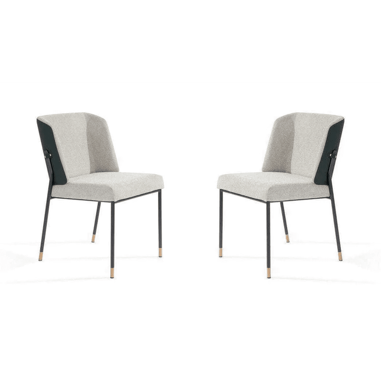Tommy Franks Victor Set Of 2 Dining Chair In Enzimi Cream