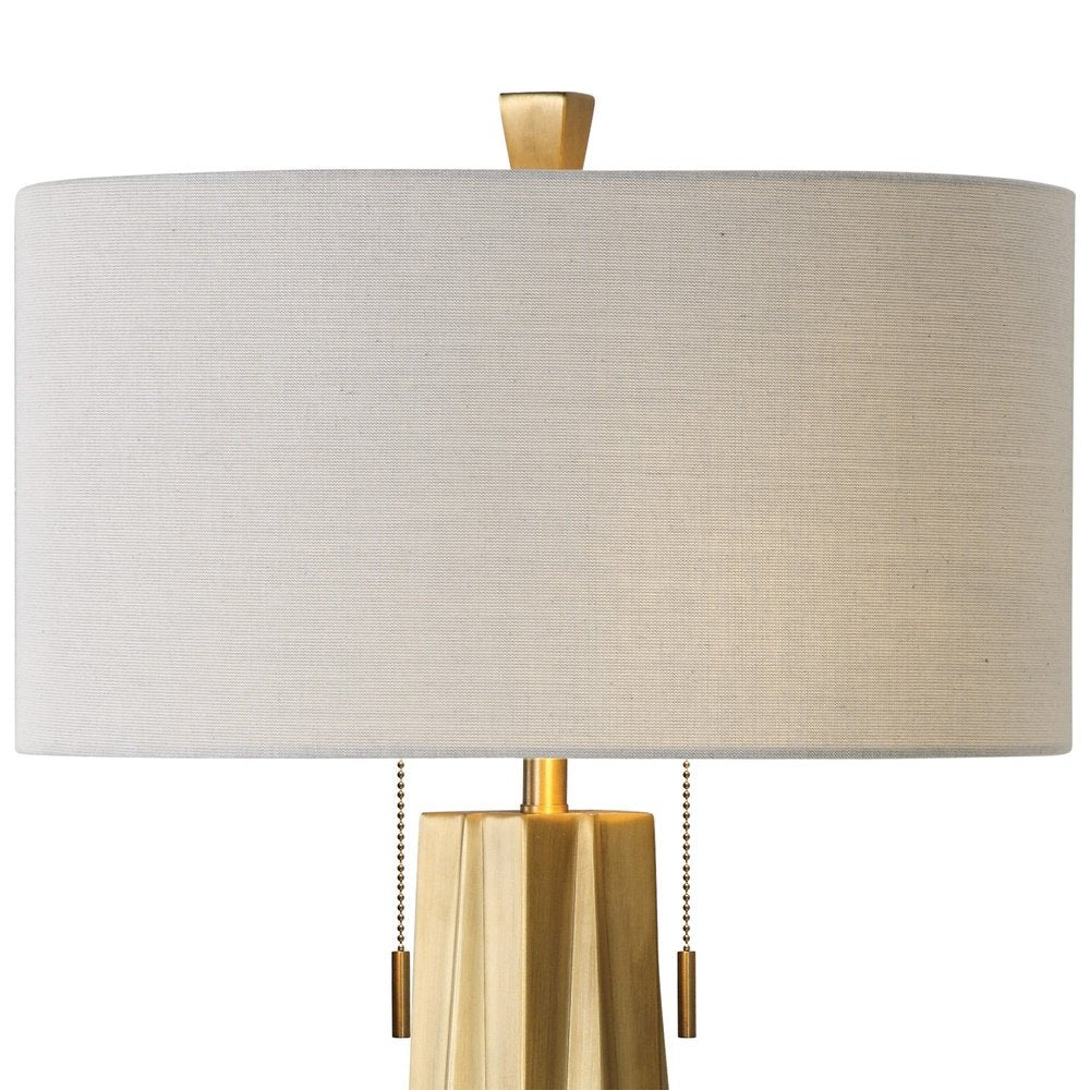 Product photograph of Uttermost Maris Gold Table Lamp from Olivia's.