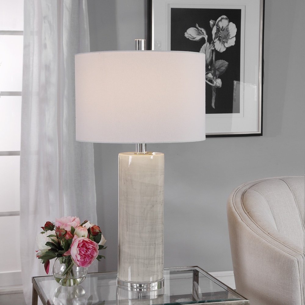 Product photograph of Uttermost Zesiro Modern Table Lamp from Olivia's.