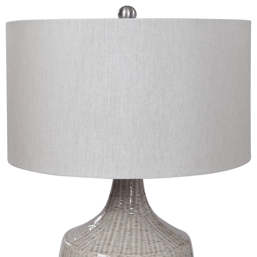 Product photograph of Uttermost Felipe Gray Table Lamp from Olivia's.