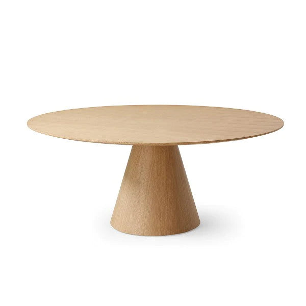 Product photograph of Tommy Franks Tavamo Dining Table In Ash Oak from Olivia's