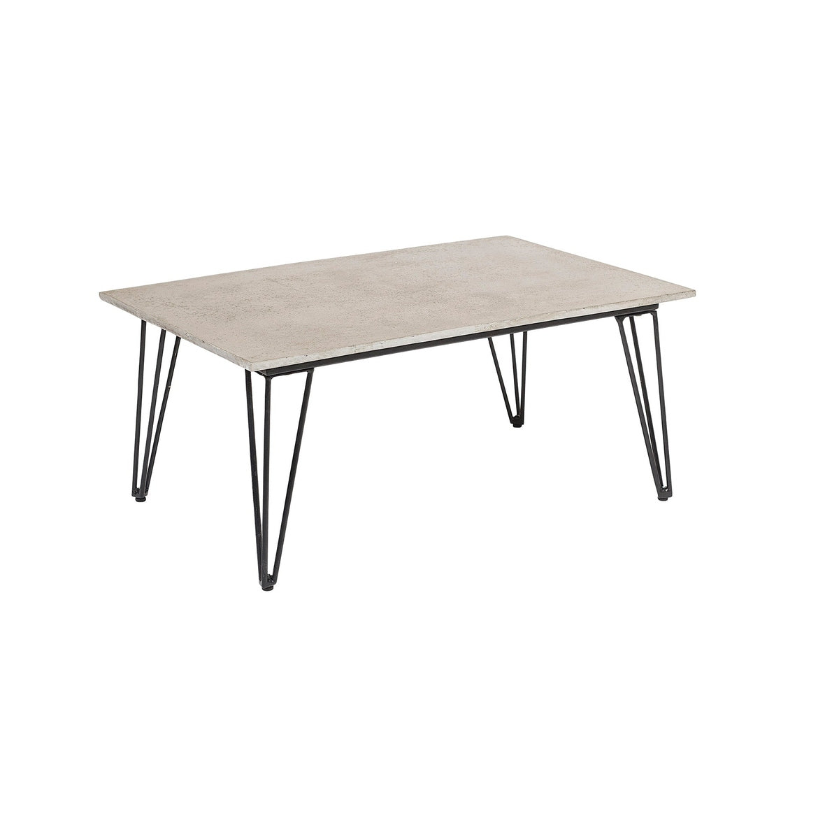 Product photograph of Bloomingville Outdoor Mundo Fiber Cement Coffee Table In Natural from Olivia's.
