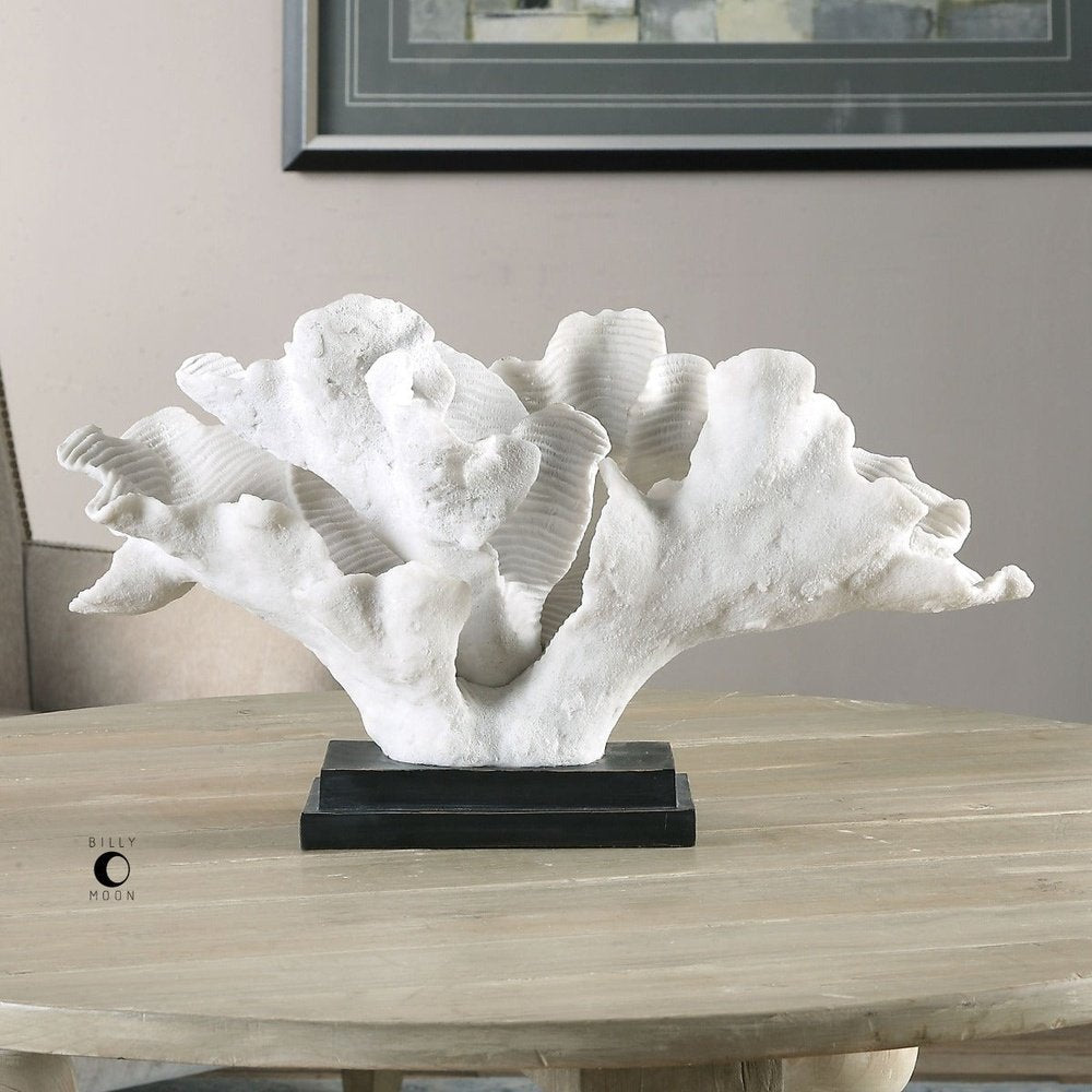 Product photograph of Uttermost Blade Coral Statue from Olivia's.