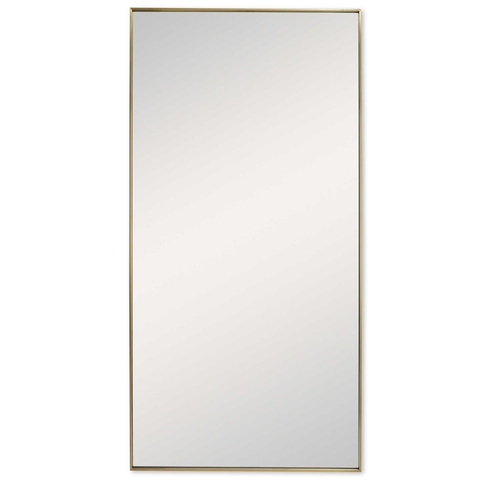 Product photograph of Uttermost Black Label Harland Mirror In Brass from Olivia's