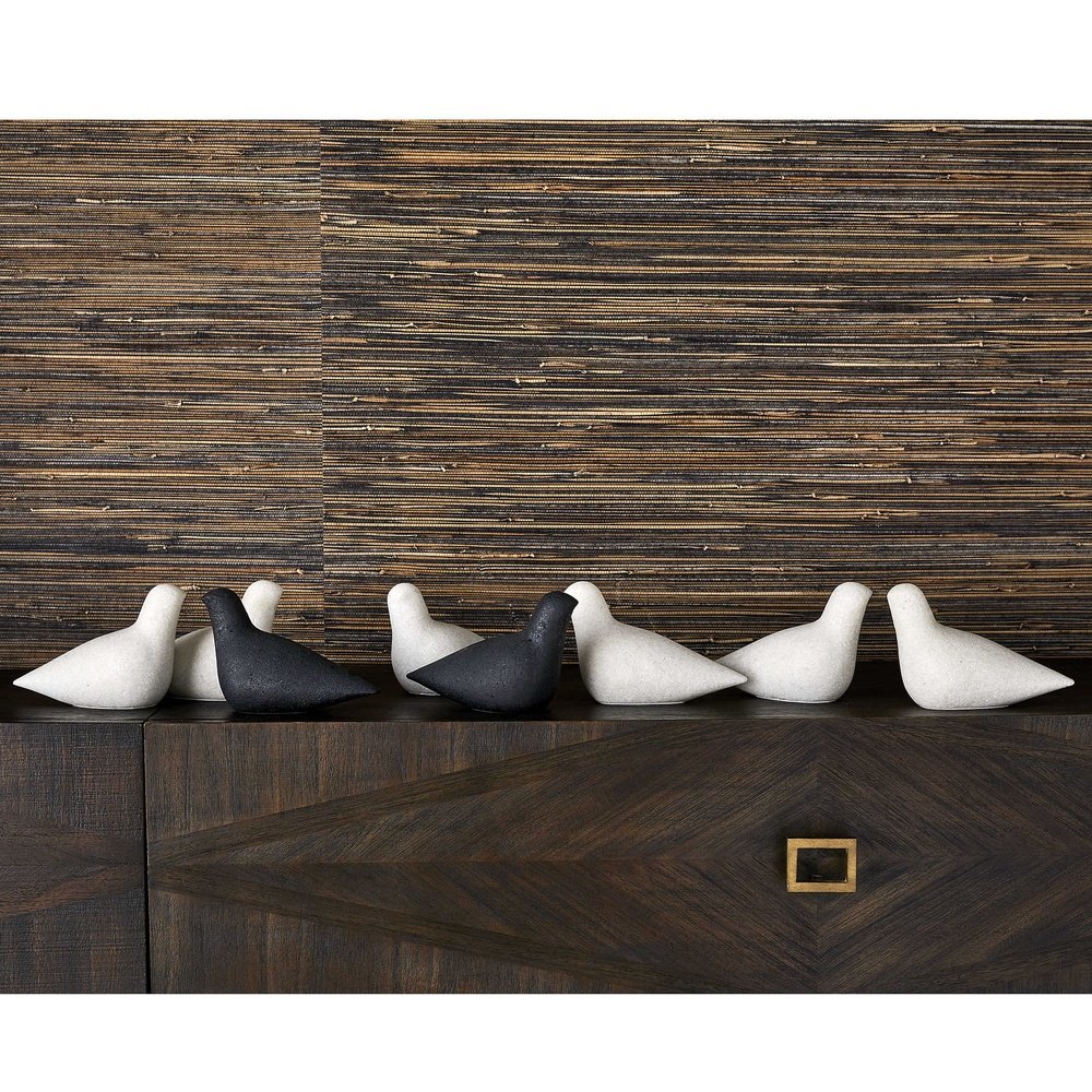 Product photograph of Uttermost Black Label Flock Bird Sculpture Set from Olivia's.