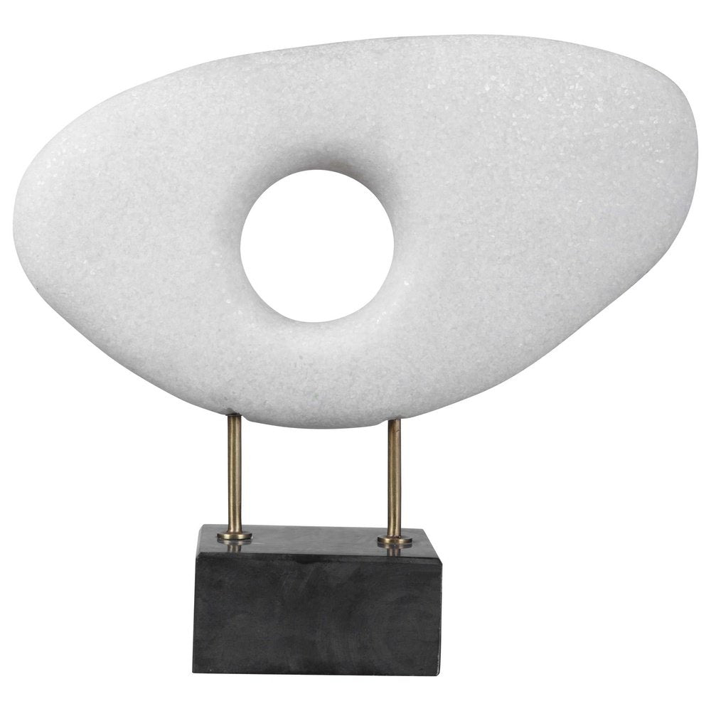 Product photograph of Uttermost Black Label Minion Sculpture - Stone Reclining from Olivia's.