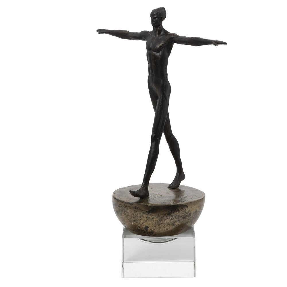 Product photograph of Uttermost Black Label Man Finding Balance Sculpture from Olivia's