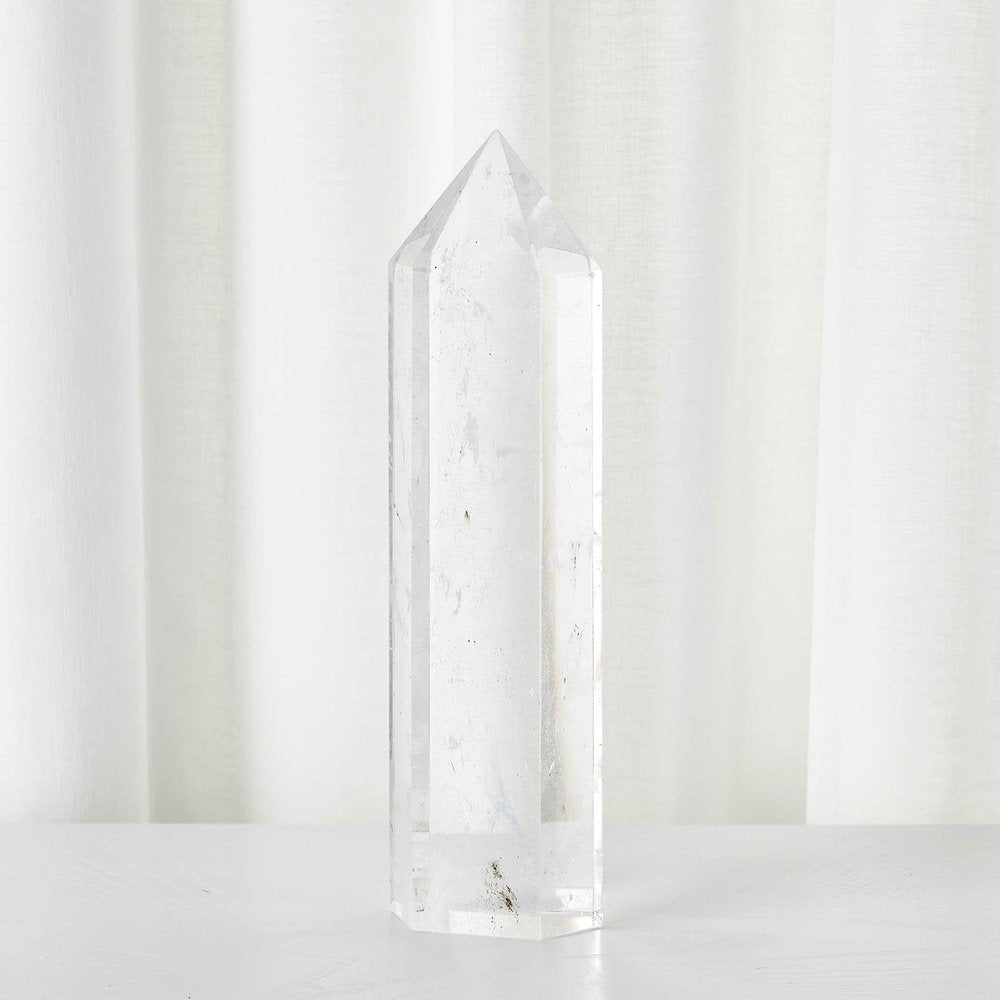 Product photograph of Uttermost Black Label Crystal Point Sculpture from Olivia's.