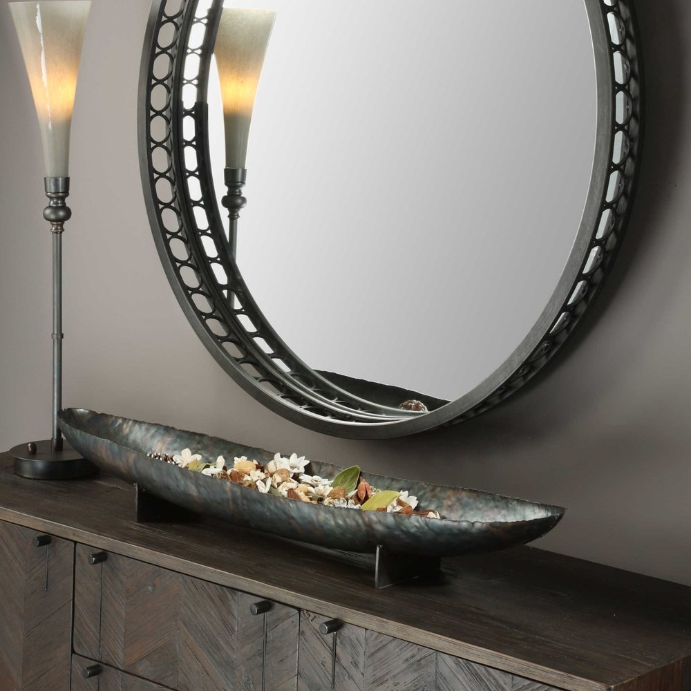 Product photograph of Uttermost Black Label Bitalo Bowl from Olivia's.