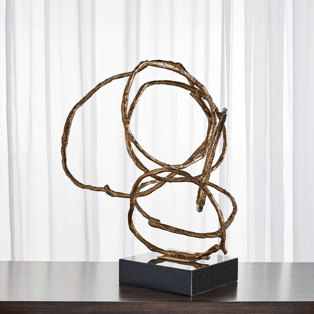 Product photograph of Uttermost Black Label Talya Sculpture from Olivia's.