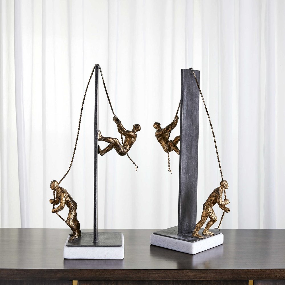 Product photograph of Uttermost Black Label The Climb Sculpture from Olivia's.