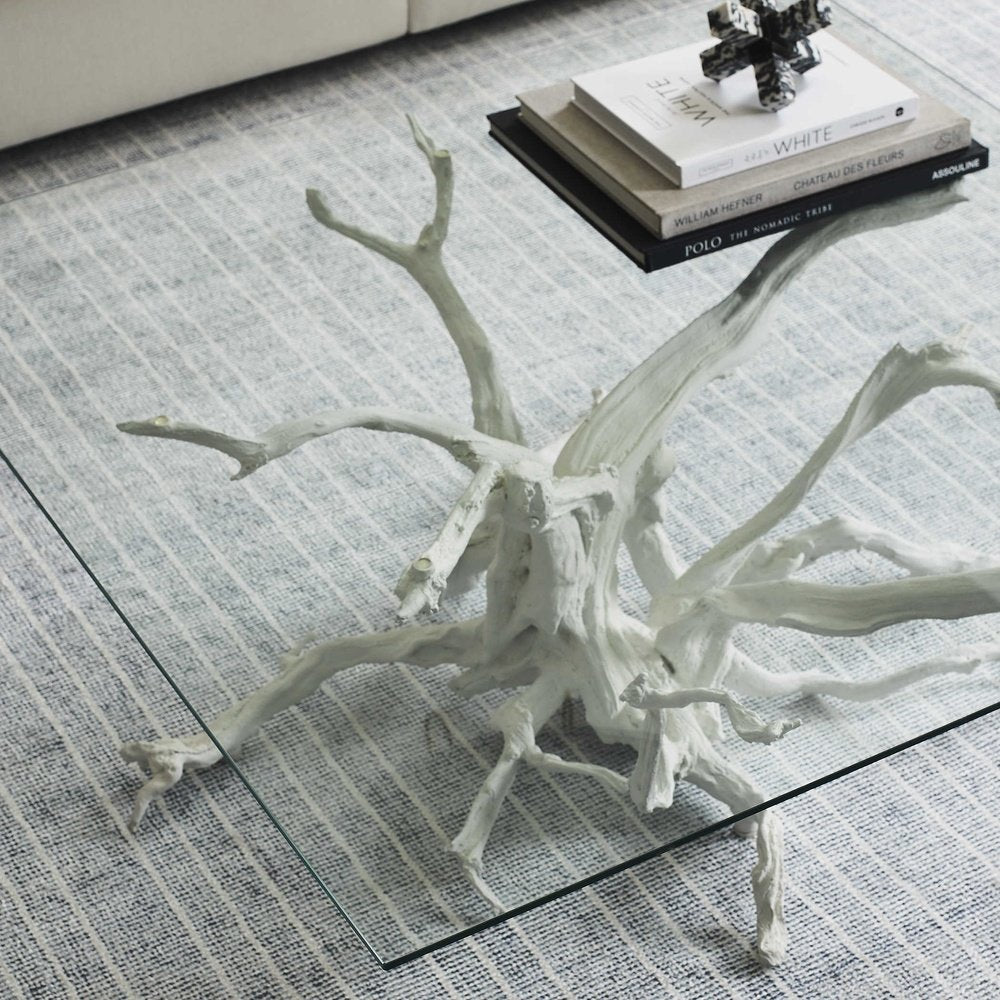 Product photograph of Uttermost Black Label Big Sur Coffee Table - White from Olivia's.