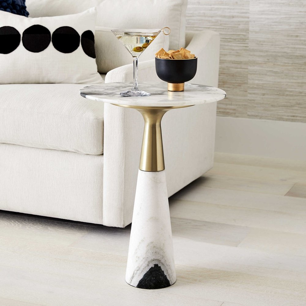 Product photograph of Uttermost Black Label Panda Accent Table from Olivia's.