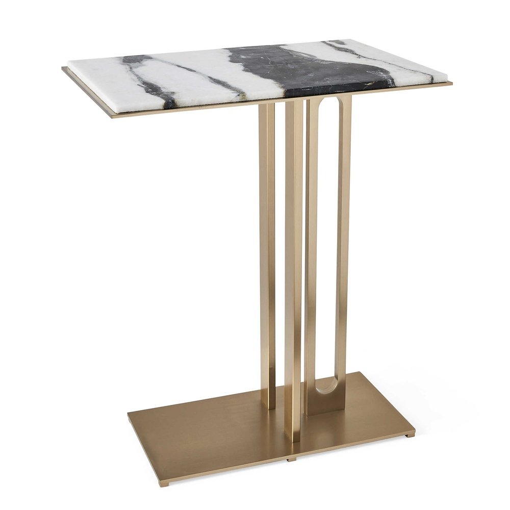 Product photograph of Uttermost Black Label Cantilever Accent Table from Olivia's