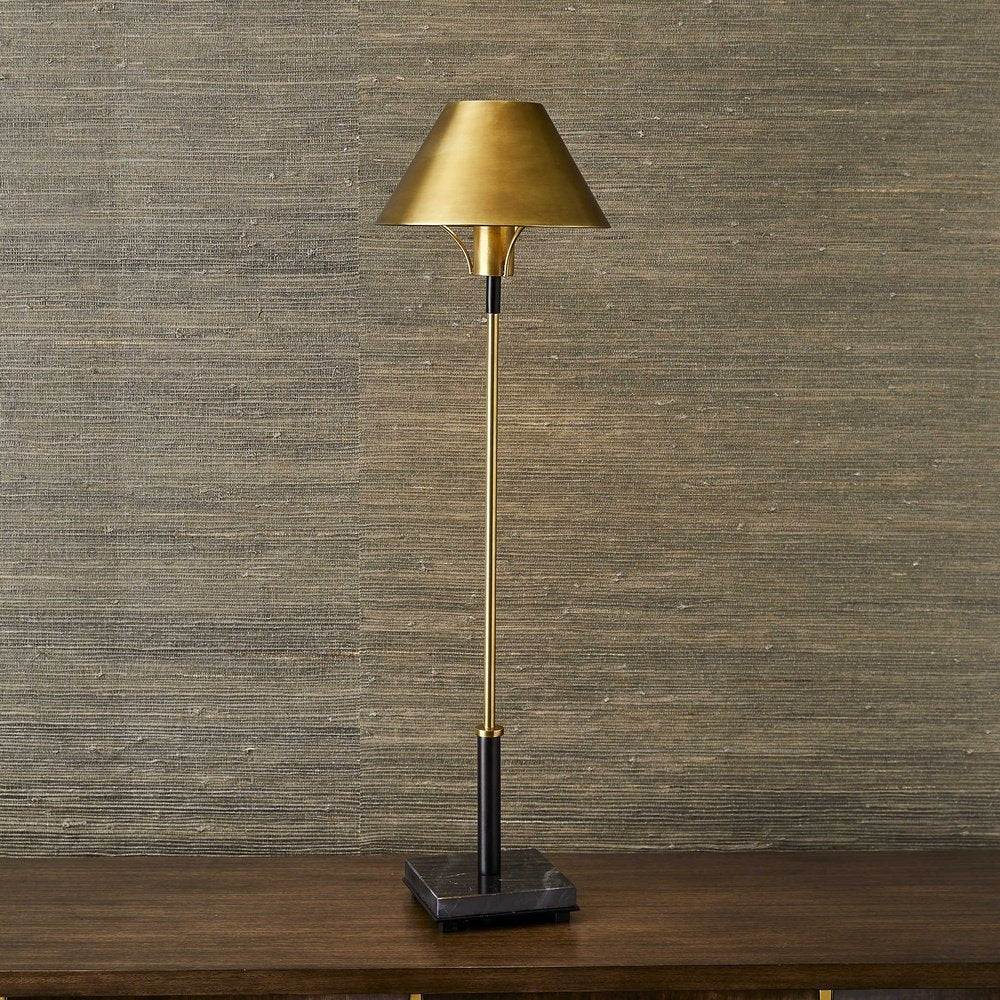 Product photograph of Uttermost Black Label Streamline Buffet Lamp from Olivia's.