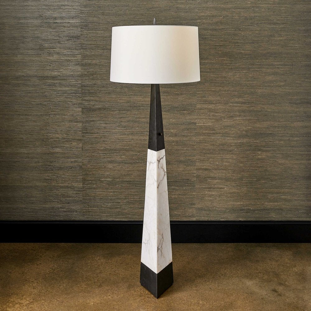 Product photograph of Uttermost Black Label Trian Floor Lamp from Olivia's.