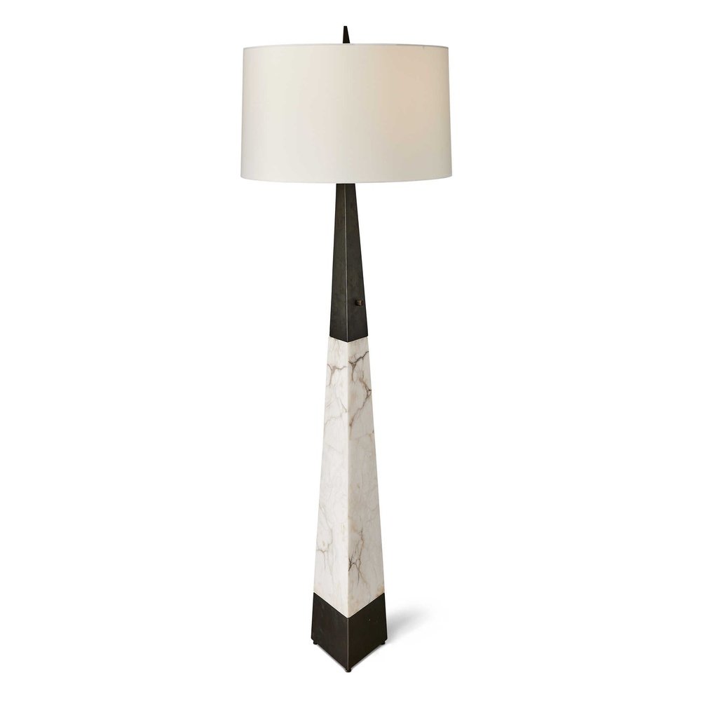 Product photograph of Uttermost Black Label Trian Floor Lamp from Olivia's