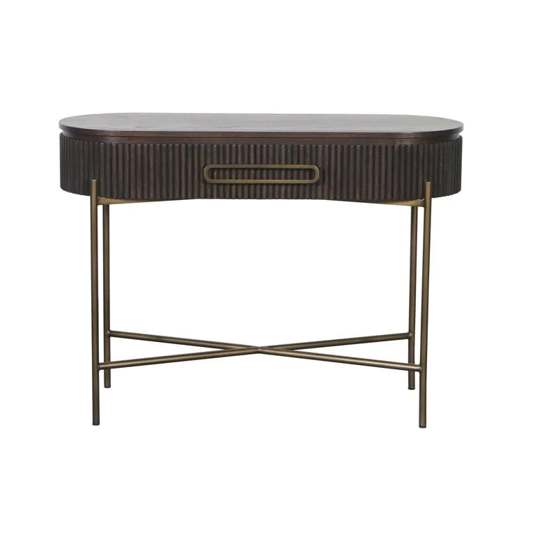 Product photograph of Richmond Interiors Luxor 1-drawer Console Table from Olivia's