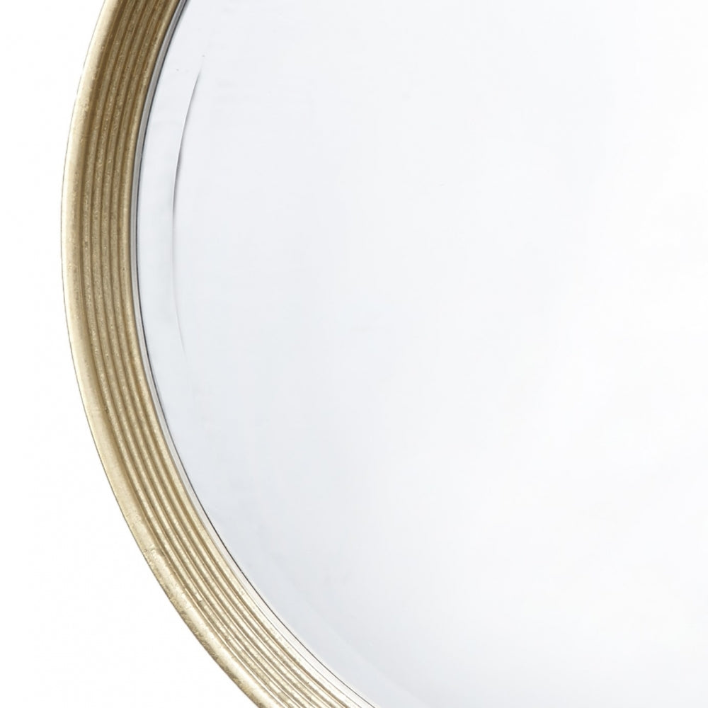 Product photograph of Rv Astley Lana Mirror Antique Brass Round from Olivia's.