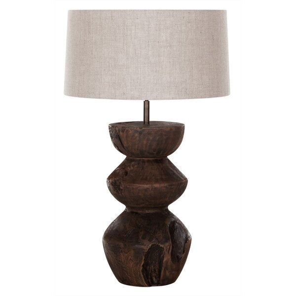 Product photograph of Must Living Bubble Table Lamp In Dark Wood from Olivia's