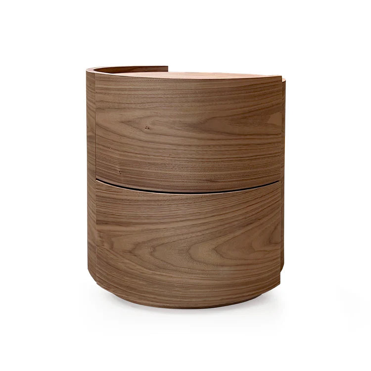 Product photograph of Tommy Franks Tavamo Pair Of Bedside Tables In Walnut from Olivia's.