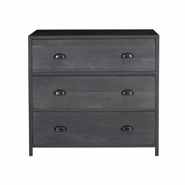 Product photograph of Olivia S Grafton Black Chest Of Drawers from Olivia's.