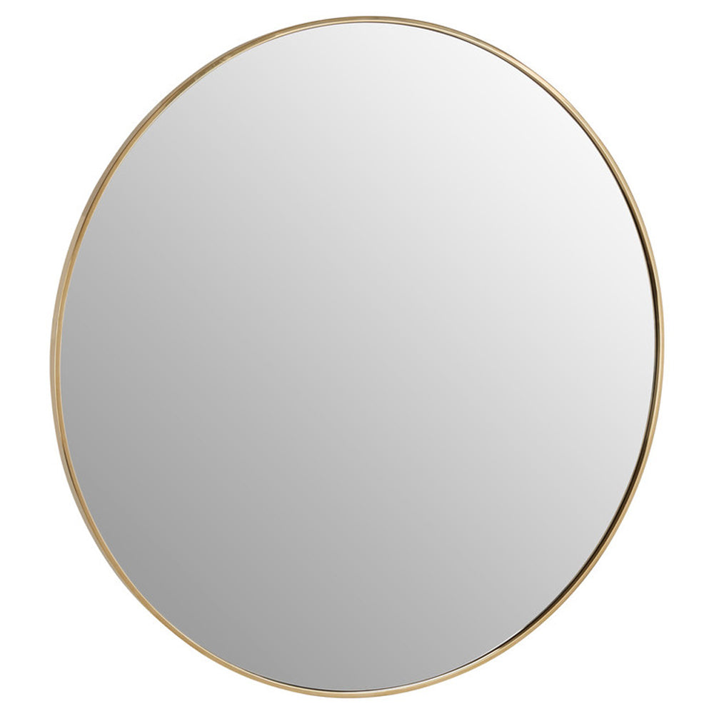 Olivias Round Gold Wall Mirror