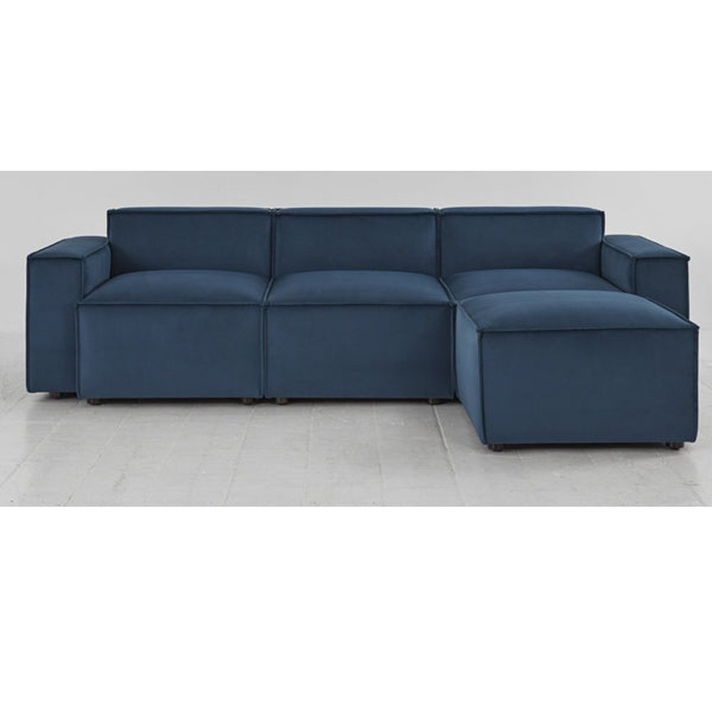 Swyft Model 03 Velvet Teal Configuration 4 Sofa