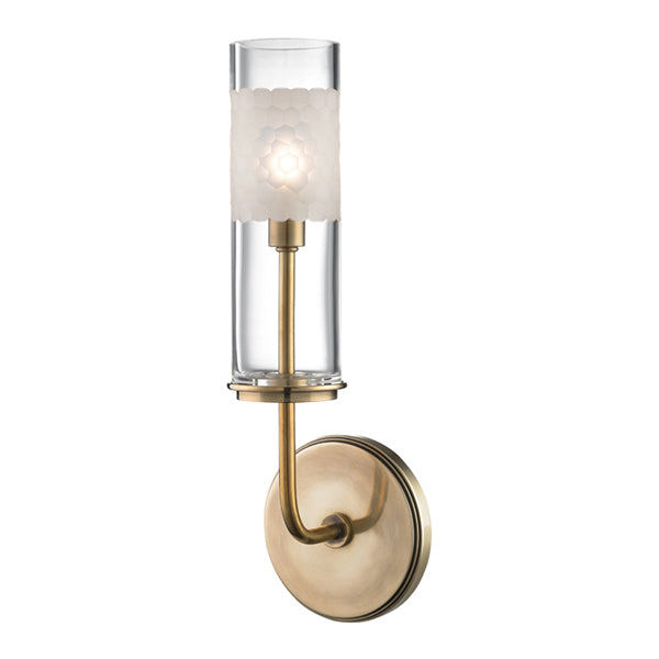 Hudson Valley Lighting Wentworth Steel 1 Light Wall Sconce