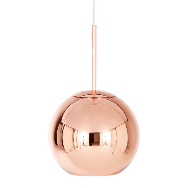 Product photograph of Tom Dixon Copper Pendant Copper Small from Olivia's