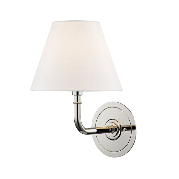 Product photograph of Hudson Valley Lighting Signature No 1 1 Light Wall Sconce from Olivia's