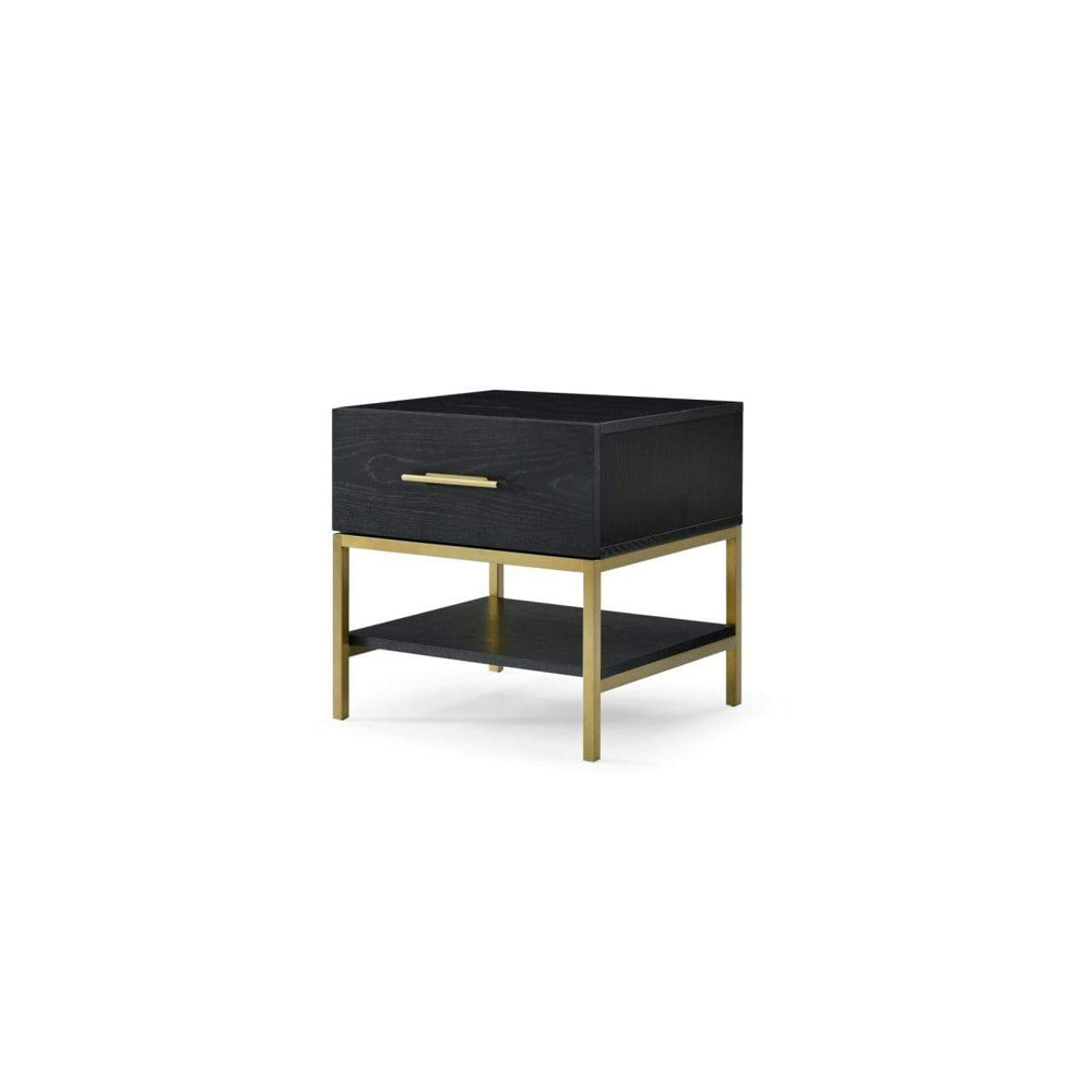 Product photograph of Twenty10 Designs Tulip Wenge 1 Drawer Bedside Table from Olivia's
