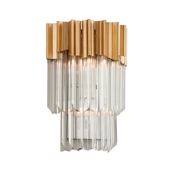 Product photograph of Hudson Valley Lighting Charisma Hand-crafted Stainless And Alu 2lt Wall Sconce from Olivia's