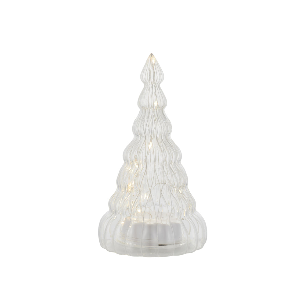 Product photograph of Lucy Medium Christmas Tree Clear And White Medium from Olivia's.