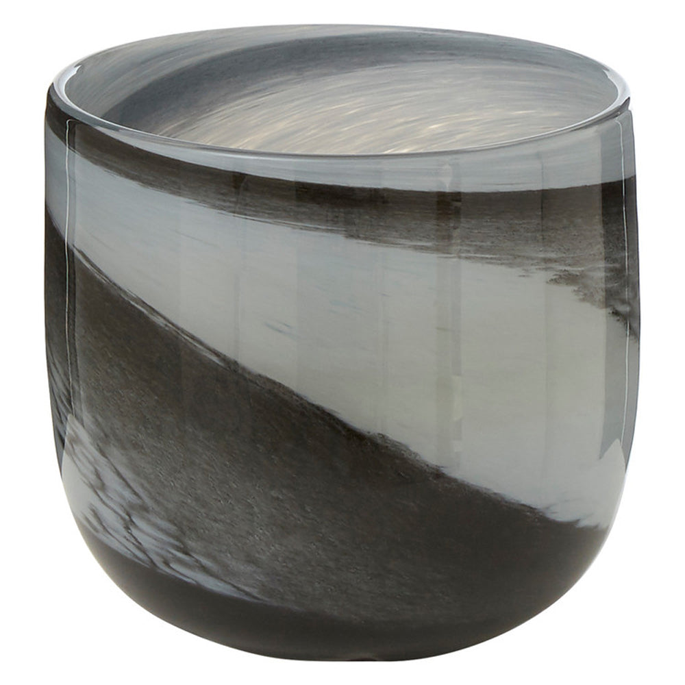 Product photograph of Olivia S Luxe Collection - Grey And Black Planter from Olivia's